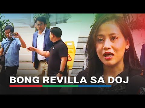 Bong Revilla humarap sa DOJ kaugnay ng kasong graft | ABS-CBN News