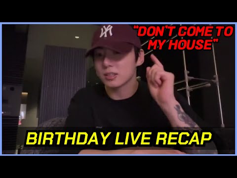 BTS Jungkook Birthday Weverse Live 2025 (Reaction With Translation)