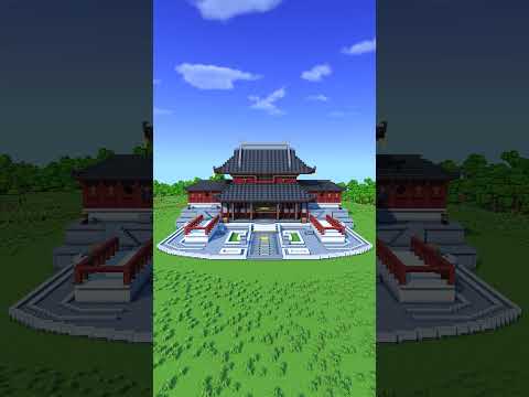 Minecraft Starter Japanese Castle House Build #minecraft #minecraftbuilding