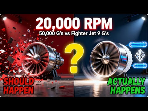 How Does a Turbine Spin at 20,000 RPM Without Exploding?