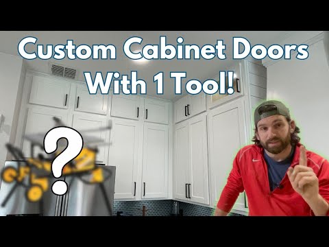 How To Make Cabinet Doors With 1 Tool!