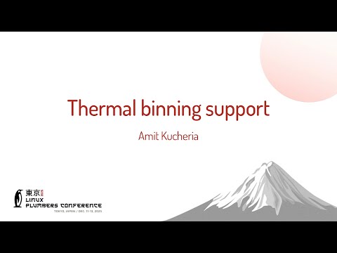Thermal binning support - Amit Kucheria