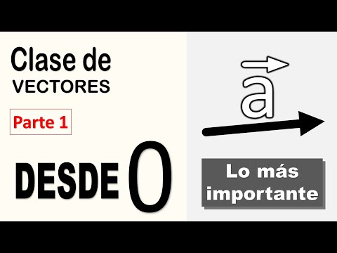 VECTORES DESDE CERO. Clase inicial