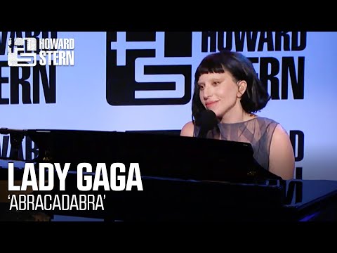 Lady Gaga “Abracadabra” Live on the Stern Show