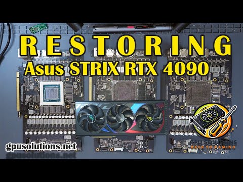 Restoring Asus Strix RTX 4090 To Former Glory