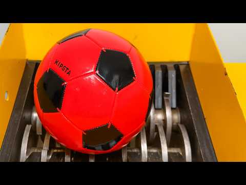 Soccer Ball vs Industrial Shredder – CRAZY Results!
