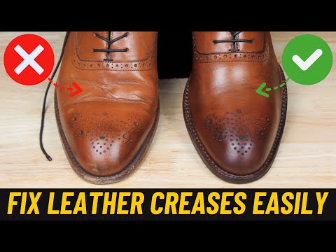 How to Remove Creases At Home and Save Your Shoes!