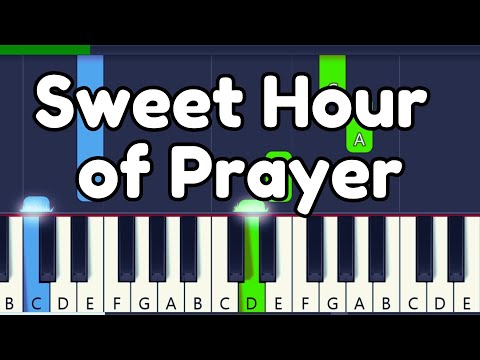 Sweet Hour of Prayer - Easy Piano Tutorial For Beginners (Hymn)