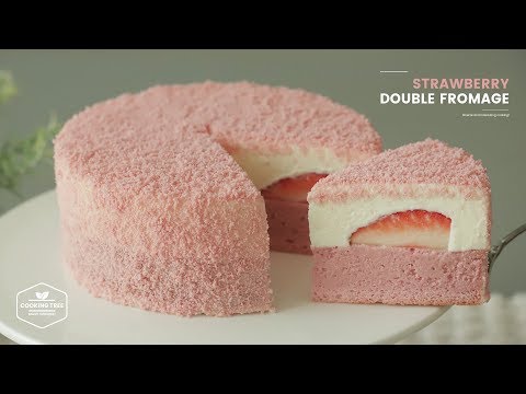 딸기 더블 프로마쥬 치즈케이크 만들기 : Strawberry Double Fromage Cheesecake Recipe | Cooking tree