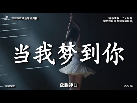 当我梦到你『深夜里我一个人坐着，突然想起你 想起你的眼神，希望你能明白 感受到我，我永远爱你 永远不会离开』