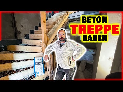 BETON-TREPPE SELBER BAUEN - Einschalen, bewehren und betonieren! | Home Build Solution