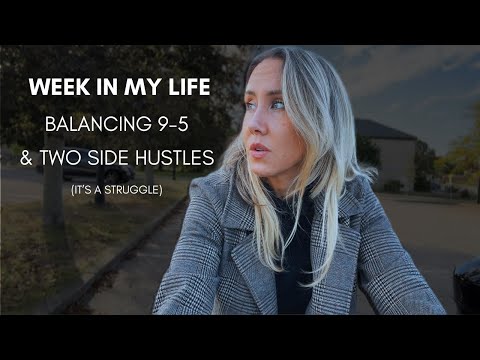 Vlog 2: Struggling to Balance 9-5 & Side Hustle | New Nutrition Program | Drinking Alcohol Again?