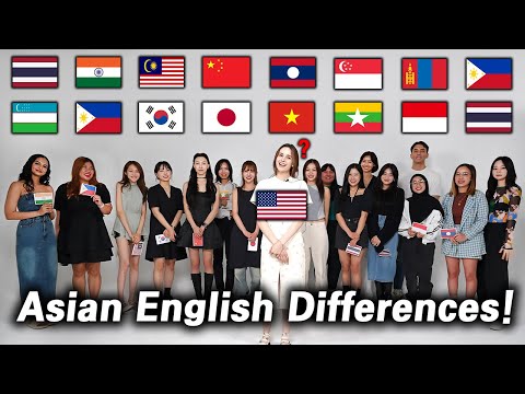 American was Shocked by 20 Asians' English Word Differences!!