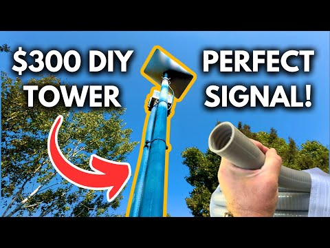 Ultimate Starlink Install in the Deep Woods | DIY Tower, No Obstructions!