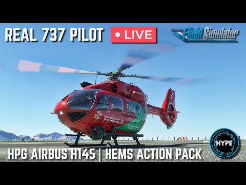 Real 737 Pilot LIVE | Flying the Hype Performance Group Airbus H145 Helicopter!