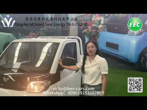 electric vehicle approved by eec coc l7e electric cargo van cargo truck pick up ev