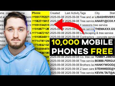 How To Scrape Mobile Phone Numbers FOR FREE
