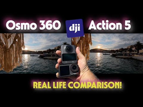 DJI Osmo 360 vs Dji Osmo Action 5 Unsponsored Real Life Comparison