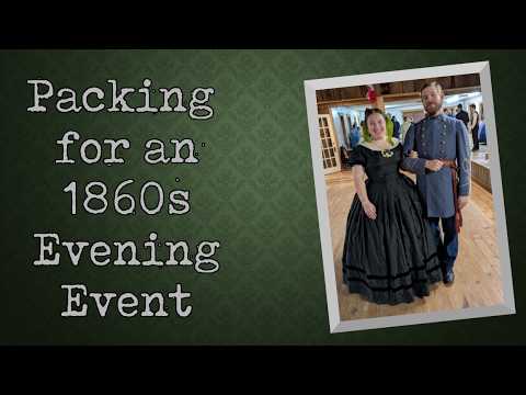 Preparing for an 1860s Evening Party || History in Action