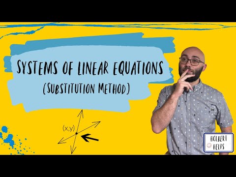System of Linear Equation (Substitution Method)