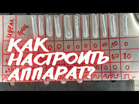 На что влияет та или иная настройка в сварке алюминия