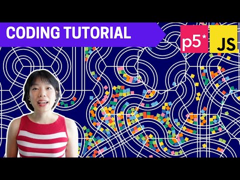 p5.js Coding Tutorial | Interactive Hexagonal Truchet Tiles with matter.js (Part 2/3)