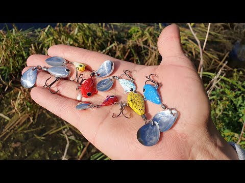 One of the best baits for PIKE FISHING on spinning in autumn. Showing working colors + wiring