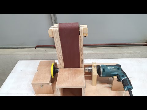 Multi-purpose Homemade Sander | Making Belt Sander Build For Drill Press