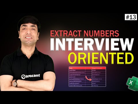Extract Numbers from Text in Excel Part 1 | Excel Easy Tricks - How to Separate Numbers from Text