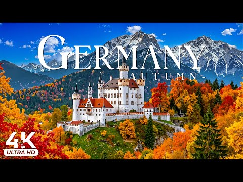 🍂 Autumn of Germany 4K UHD 🍁Fairytale Castles, Golden Forests, Alpine Lakes & Romantic Countryside
