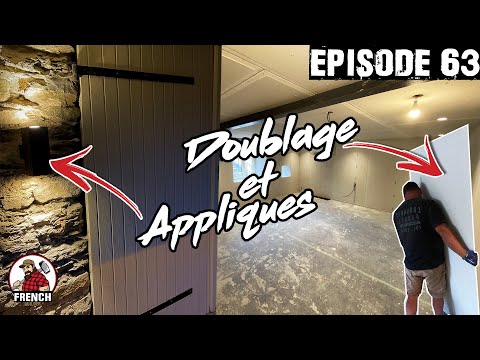 🦇 Rénovation d'une maison abandonnée - EP63 - Doublage Fermacell et appliques extérieures.