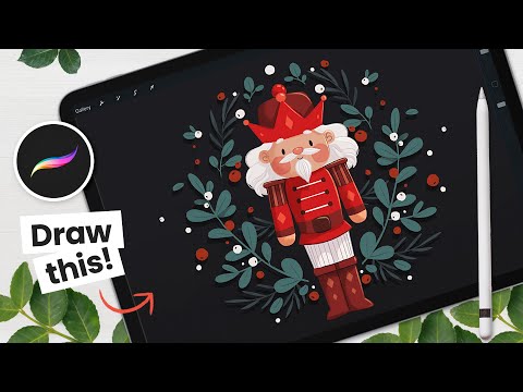 How To Draw A Cute Nutcracker • Procreate Tutorial • Draw With Me
