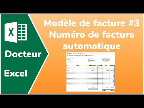 Modèle de facture avec incrémentation automatique du numéro - Docteur Excel