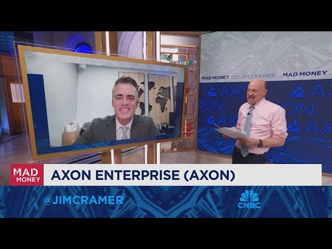 Axon Enterprise CEO Rick Smith sits down with Jim Cramer