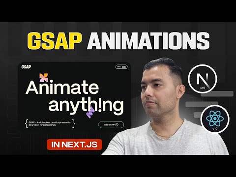 GSAP Animations in Next.js & ReactJS 🚀
