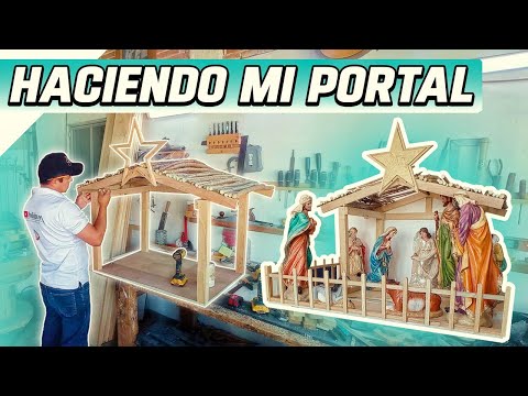 Haciendo el Portal de Belen #elmueblemoderno