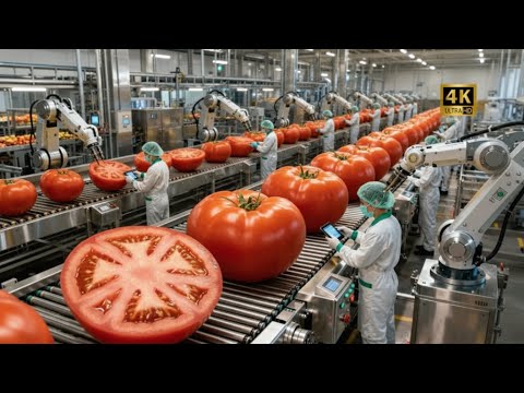 How Tomatoes Are Turned Into Ketchup | Complete Factory Process From Farm to Bottle