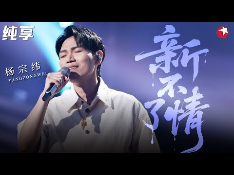 杨宗纬开嗓降维打击！一曲翻唱《新不了情》声音一出就忘了原唱！#跨年经典 clip