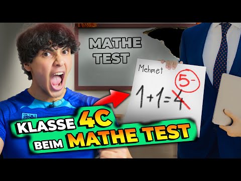 Die KLASSE 4C eskaliert beim MATHE TEST 😳😂 | Schule mit 4C | Mohi__07