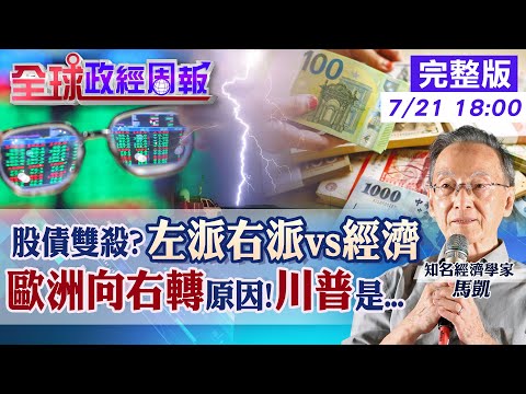 【全球政經周報】股債雙殺來襲!川普是極右派?當選的恐懼?法國前車之鑑揭股匯市場變數 右派左派在經濟.氣候.台海.移民的全球變數!投資小心?20240721 @中天財經頻道CtiFinance