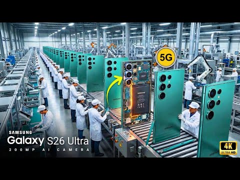 👉 Inside Massive Samsung Factory🔥Samsung Galaxy S26 Ultra - Early Preview!