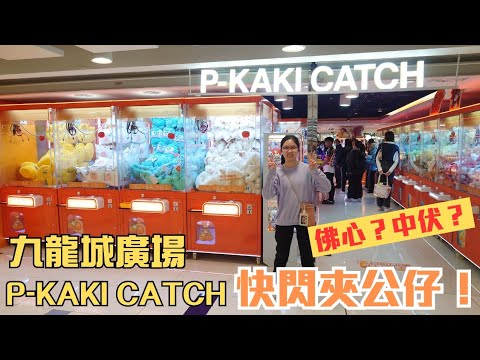 【快閃P-KAKI CATCH夾公仔！】P-KAKI CATCH | 杮杮喜物 | 九龍城廣場 | 夾公仔 | 抓娃娃 | 香港夾公仔