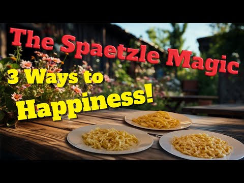 Three Ways to Make Spätzle at Home | Handmade, Pressed & Allgäu Style | Best Recipe!