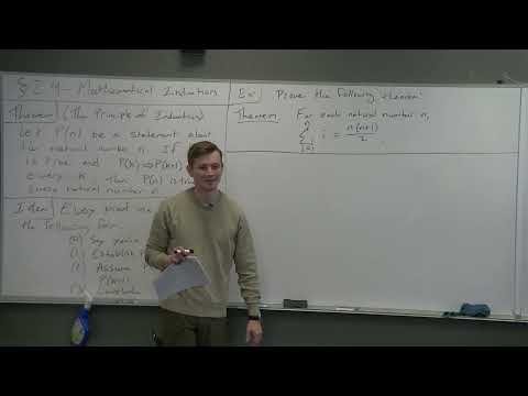 Proof, Set Theory, and Logic - Mathematical Induction (Part 1)