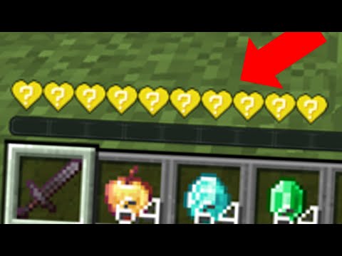 Minecraft, But There Are Custom LUCKY Hearts