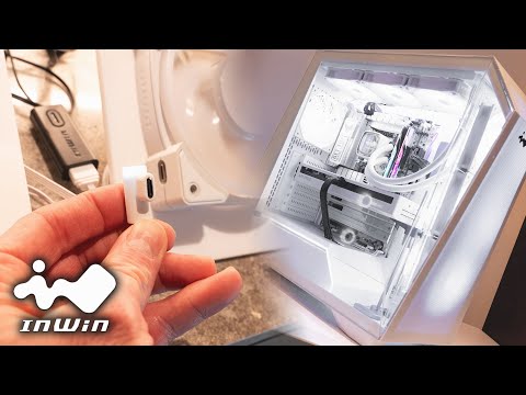 In Win USB Fans! | Gorgeous WHITE chassis - Computex 2025