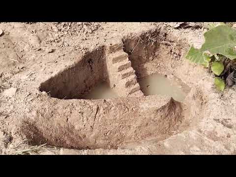 Built a hidden pool in the ground