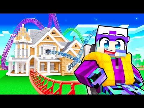 I Built a SECRET Theme Park In My House!