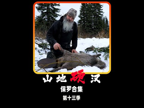 山地硬汉第13季保罗合集，靠打猎生存的男人，共21分钟 #山地硬汉 #野外生存 #纪录片解说