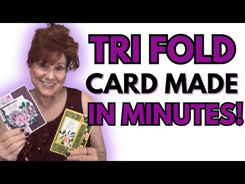 Easy Trifold Card Tutorial Anyone Can Try!